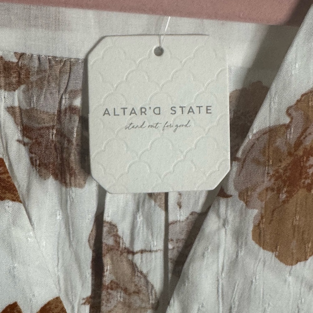 Altar'd State Stacie Floral Midi Dress - NWT - Picture 6 of 10
